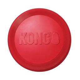 KONG Flyer Frisbee For The Dog i rött